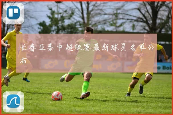长春亚泰中超联赛最新球员名单公布