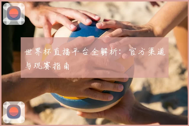 世界杯直播平台全解析:官方渠道与观赛指南