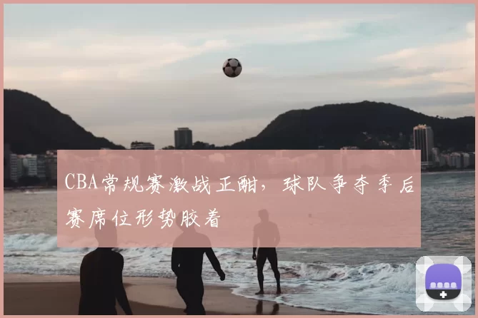CBA常规赛激战正酣,球队争夺季后赛席位形势胶着